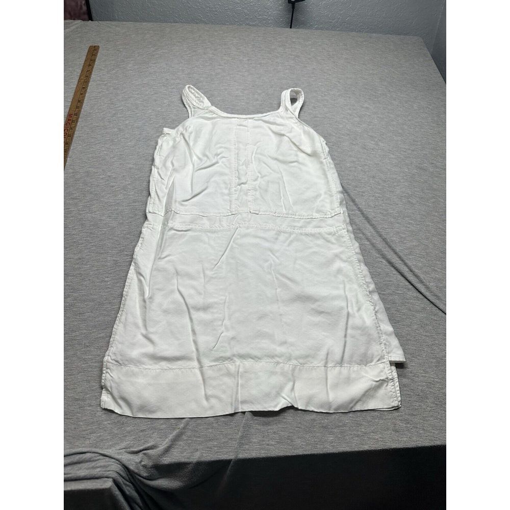 Banana Republic Women's White Modal‎ Shift Dress Size 8P